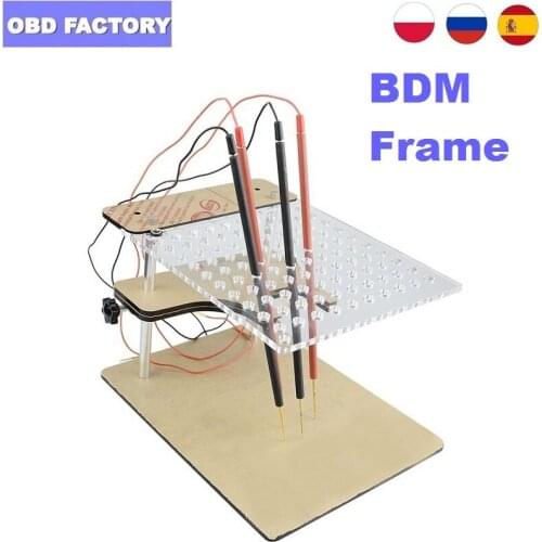 BDM Probe Adapters Steel BDM Frame Testing with 22pcs Adapters Set for BDM100 FGTECH ECU Chip Tunning With BDM Frame Pro Adapter