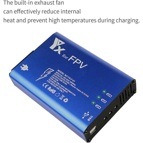 For DJI FPV Fast Battery Charger With Switch For DJI FPV Drone Accessories