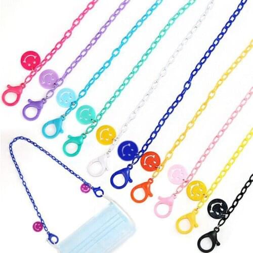 Fashion Eyeglasses Chains Colorful Acrylic Mask Lanyard Anti-lost Sunglass Reading Glasses Lanyard Neck Cord Strap Jewelry Gift