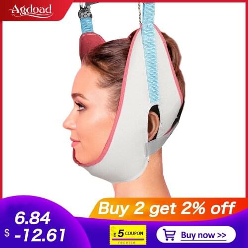 Quality Cervical Traction Belt Neck Stretcher Band Vertebrae Recovery Health Care Neck Stretch Fixing Straps For Adult Children