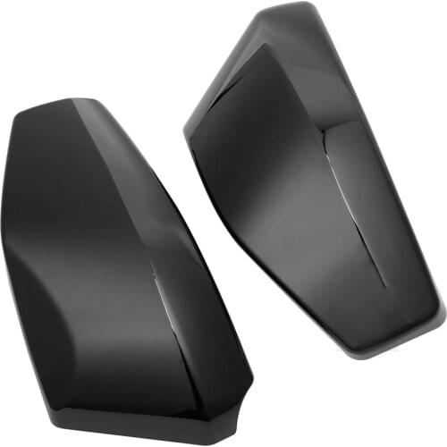 Motorcycle Chrome Black Battery Fairing Cover For Honda VTX1300 R/S/C/T 2003-2009 2004 2005 2006 2007 Left + Right