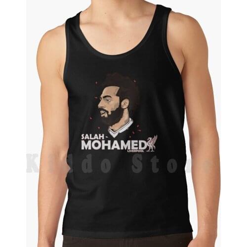 Mohammed Salah & Tank Tops Vest 100% Cotton Mohammed Salah Salah Football Club Football Egypt