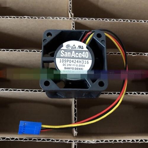 Brand new Sanyo fan 109p0424h316 4028 24V 0.095a 6fc5247-0aa06-0aa