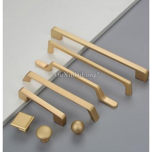 Luxury Gold 10PCS European Elegant Kitchen Cabinet Door Handles Cupboard Wardrobe Drawer Wine TV Cabinet Pulls Handles & Knobs
