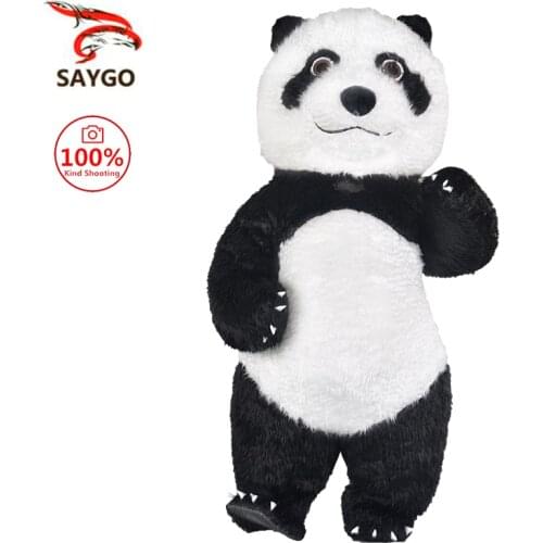 Inflatable Panda Costumes Party Advertising Cosplay Plush Cartoon Costume Tall Customize for Adult 2M/2.6M/3M Character Mascot