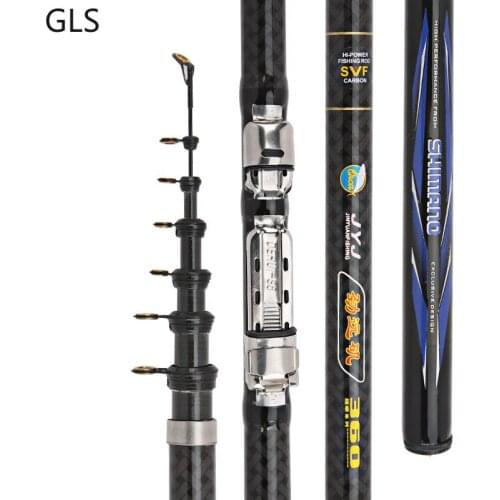 Spinning Rock Fishing Rod Carp Feeder 2.7M 3.6M 4.5M 5.4M 6.3M carbon fiber telescopic travel sea rod