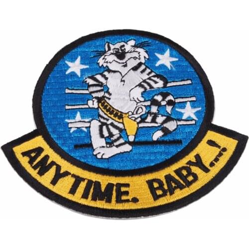 US TOMCAT ANY TIME BABY 4 STAR MILITARY PATCH Military Store