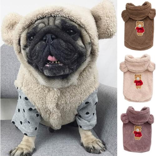Warm Pet Clothes for Dog Coat Jacket Cheap Dog Clothes Dogs Pets Clothing for Small Dogs Vest Shirt Winter Dog Christmas Costume