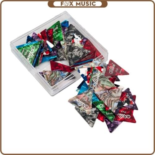 100L Alice Triangle Picks Celluloid 0.46-0.81mm Guitar Picks Guitar Accessories New