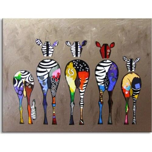 100% Hand Painted horse Oil Painting On Canvas Modern Animals Paintings Wall Art Picture Wall Decor MA-01G