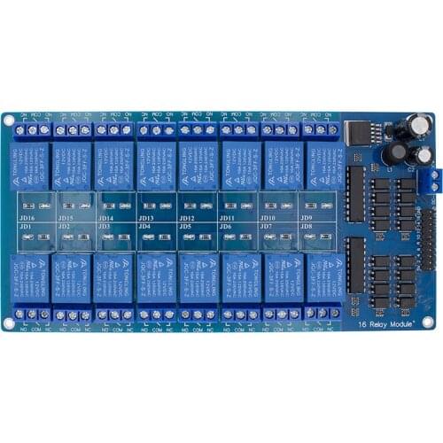 12V 16 Channel Relay Module for arduino ARM PIC AVR DSP Electronic Relay Plate Belt optocoupler isolation