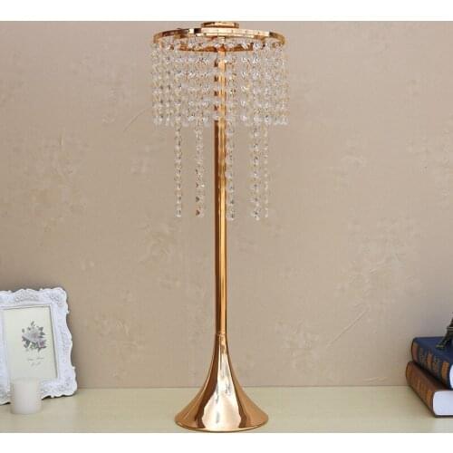 60cm Crystal Table Centerpiece flower stand Wedding Decoration