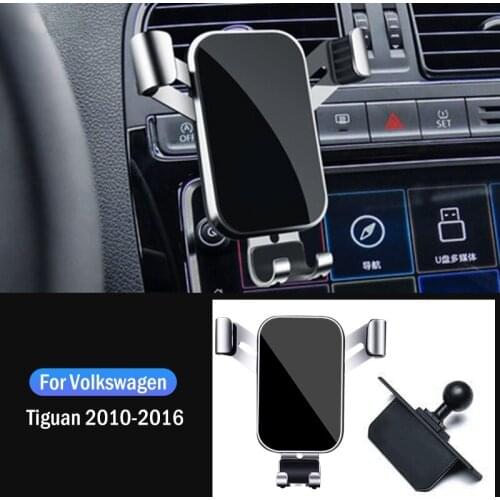 Car Mobile Phone Holder Special Mounts GPS Stand Navigation Bracket For Volkswagen VW Tiguan 2010-2016 Car Accessories