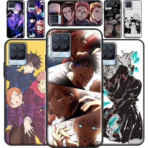 Anime Jujutsu Kaisen For OnePlus Nord 2 8 9 Pro 8T 9R Phone Case For OPPO Realme 8 7 6 Q3 Pro GT C3 C21 Cover