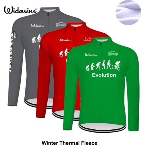 Alien Evolution Soft Thermal Fleece Cycling Jersey Long Sleeve MTB Bike Bicycle Shirt Road Cycling Winter Sports Wear 8011
