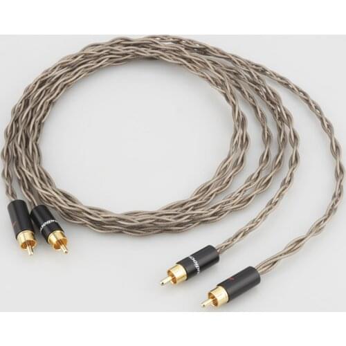 HI-End Odin Silver Plated Signal Line RCA cable, RCA to RCA Audio cable