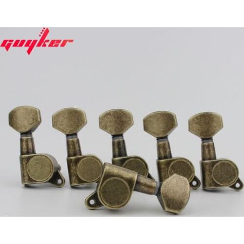Antique Brass Guitar Tuners Guitar Tuning Pegs machine head J-07 Lock