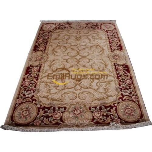 European-style woven carpet Oriental Palace Western classical Obson wool carpet British American Rococo fabric