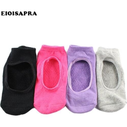 [EIOISAPRA]Ballet Dancing Pilates Socks Women Backless Professional Fitness Pilates Socks Non-slip Dance Pilates Socks Grip Sox