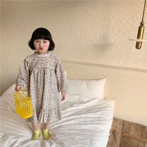 Girl Dress Kids Baby Clothes 2021 Elegant Spring Summer Toddler Outwear Princess Party Uniform Dresses Children Clothing