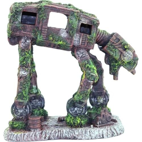 Robot Dog Fish Tank Landscaping Decoration Aquarium Ornament