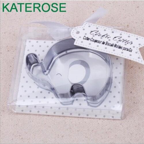 1PCS Stainless Steel Elephant Cookie Cutter Cake Mold Baby Shower Favors