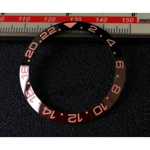 38mm Slopping Ceramic Bezel for RX GMT Master No Luminous