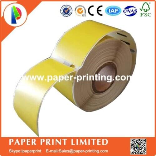 50 Rolls Dymo 99012 Yellow Label 36mm x 89mm, 260 Label/Roll Compatible for LabelWriter 450Turbo Printer