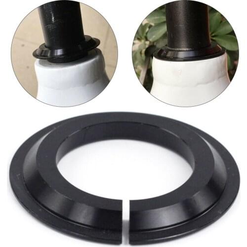 1PC Aluminum Alloy Tapered Steerer Tube Conversion Bearing Race Ring Fork Adapter For 52/55/56mm Bearing Lower Headset