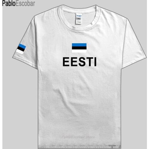 Estonia Estonian men t shirts fashion jersey nation team 100% cotton t-shirt clothing tees country sporting flags EST Eesti