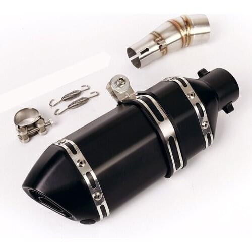 For Kawasaki Ninja 300 Ninja 250 2013-2016 Motorcycle Exhaust Muffler DB Killer Middle Mid Connector Pipe Slip on Moto