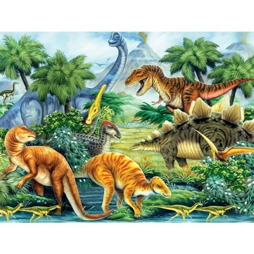 Full Square/Round Drill 5D DIY Diamond Painting "dinosaur" Cross Stitch Diamond Embroidery Mosaic Animal Rhinestones icon Decor