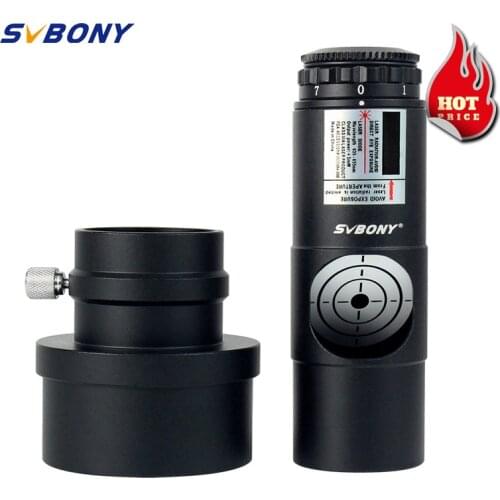 SVBONY 1.25" Telescope Collimator 2" Adapter of Reflector Telescope Newtonian SCA Laser Collimation 7 Brightness Level F9123A