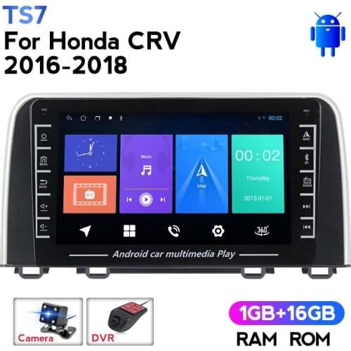 MEKEDE IPS Screen Car Multimedia player For Honda CRV 2017 2018 2019 Audio GPS stereo 2 din Navigation Carplay Rear Camera FM