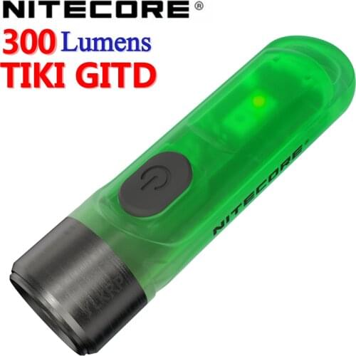 NITECORE TIKI GTID Futuristic Luminous Version, Three-Light Source Multi-Purpose Flashlight, Micro USB Direct Charger