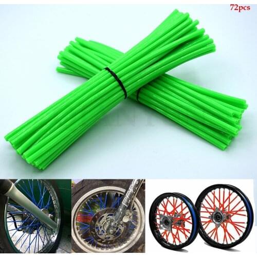 Motorcycle Spoke Skins Wheel Rim Wrap Tubes Cover For Kawasaki ZZR600 ZX6R ZX636R ZX6RR ZX9R ZX10R Z1000 ZX12R