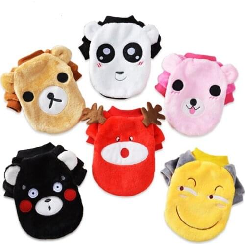 Pet Clothes for Dog Clothes Fleece Warm Clothes For Dogs Costume Winter Coat Jacket Puppy Pet Product Supply Chihuahua FY S1