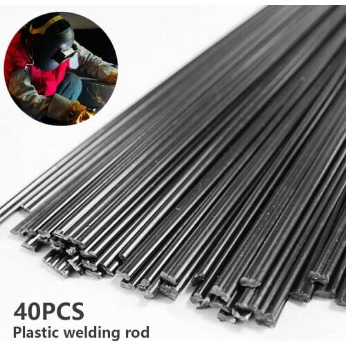 PP Plastic welding rods (3mm) black, pack of 200mm* 40 pcs /triangular shape/welding supplies