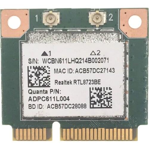 Realtek RTL8723BE 802.11b/g/n Bluetooth 4.0 Wireless Wifi Card For ASUS Series Dell Laptop