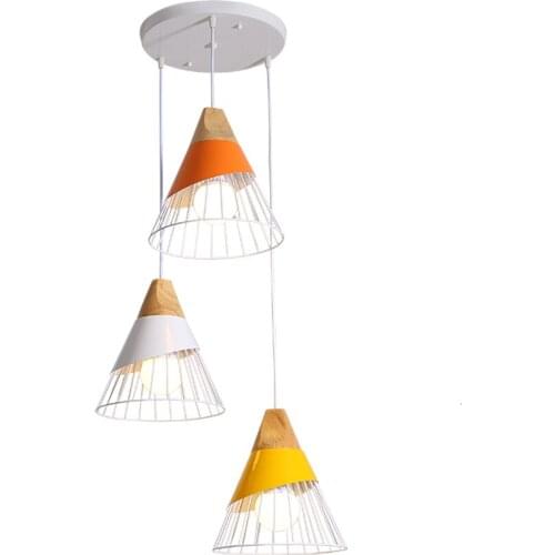 Nordic Modern Design Simple Metal Material Decoration Hanging Pendant Lamp Light For Living Room Scandinavian