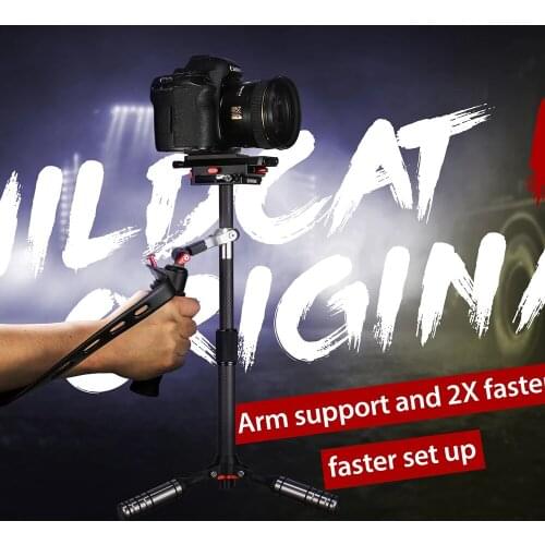 Ifootage WildCat III Aluminum alloy&carbon fiber DSLR camera steadicam unique arm support Super light Fast balance stabilizer