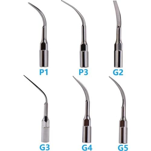 Dental Ultrasonic Scaler Tips for EMS Woodpecker Machines Replacement Tip Teeth Cleaning Blade Tips Teeth Stains Remover Tips G1