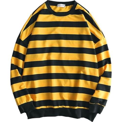 SUPZOOM Mens Striped T-shirts