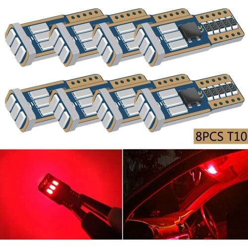 10x T10 W5W LED Car Interior Light LED Bulb For VW Volkswagen Golf 4 5 Touareg Touran Polo Gol Bora Tiguan Caddy CC GTI Beetle