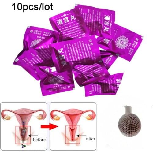 10pcs Vaginal Detox Pearls for Women Beautiful Life Point Tampons Chinese medicine Swab tampons discharge toxins gynaecology pad