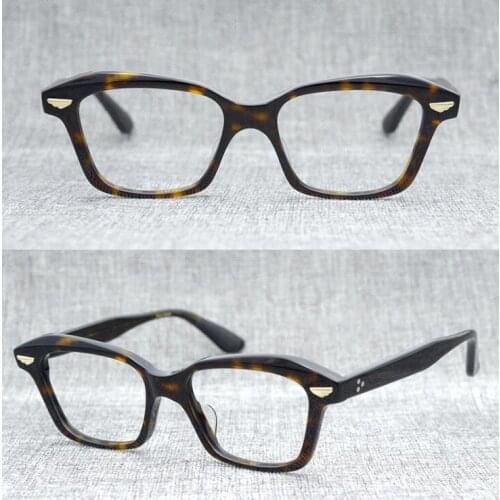 LKK Top Quality Acetate Frame Lemtosh Style Eyewear Frame Vintage cat eye Brand Design Japan Eyeglasses Oculos De Grau