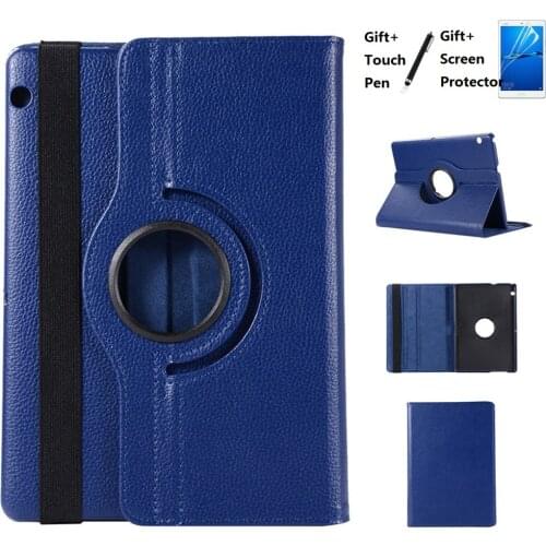 360 Rotating Case For Huawei MediaPad T3 9.6inch 10 AGS-L09-L03 W09 Leather Cover Tablets for Honor Play Pad 2 9.6"Cases