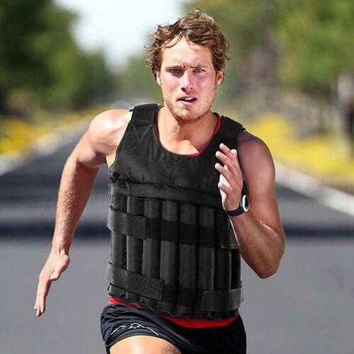 1-50KG Weight Vest Weight Training Vest Jacket Waistcoat Sand Vests Workout Equipment For Home Fitness Gym Weight Clothing