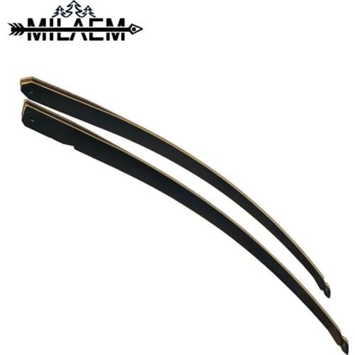1 Pair(2 pcs) Archery Takedown Recurve Bow Limbs 30/35/40/45/50/55/60lbs for 60linch Laminated Wooden Hunting Accsssories