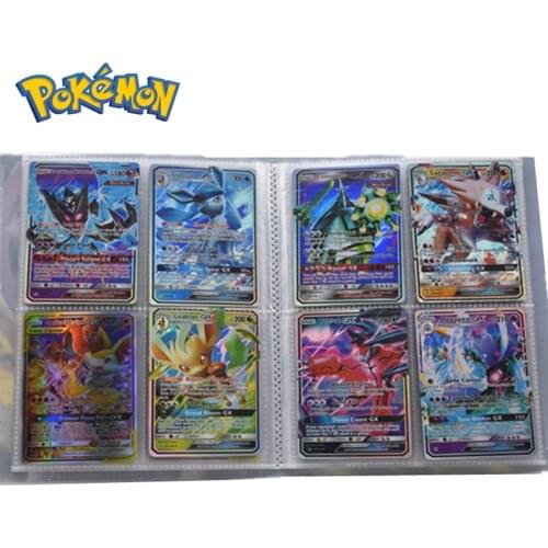 144Pcs Pokemon Card Anime Holder Pikachu Album Toys Collections Pokemones Cards Book Top Loaded List Charizard Toy Gift Children